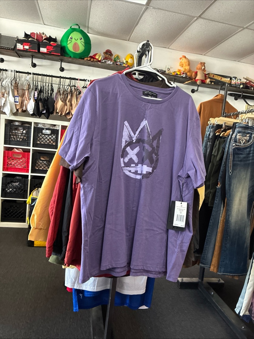 Men’s Cult of Individuality Men's Purple T-Shirt SZ XXXL Graphic Print New NWT